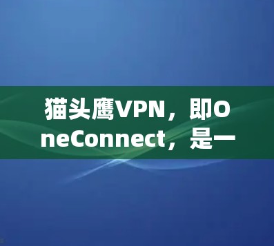 猫头鹰VPN,即OneConnect,是一个基于区块链技术的高级VPN服务,以其独特的加密技术和先进的人工智能推荐系统著称。以下是对猫头鹰VPN的详细介绍 猫头鹰VPN,即OneConnect,是一个基于区块链技术的高级VPN服务,以其独特的加密技术和先进的人工智能推荐系统著称。以下是对猫头鹰VPN的详细介绍