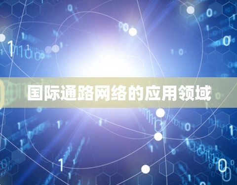 国际通路网络的应用领域