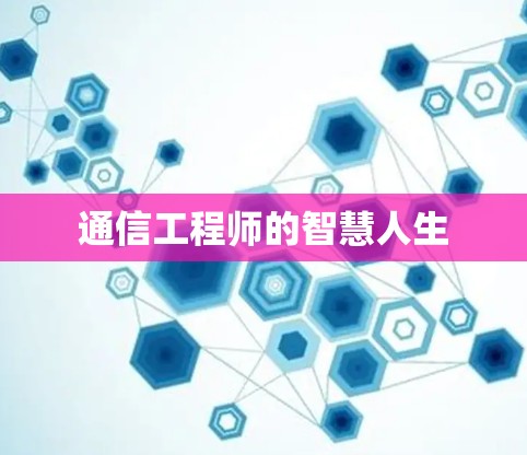 通信工程师的智慧人生 通信工程师的智慧人生