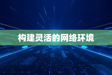构建灵活的网络环境 构建灵活的网络环境